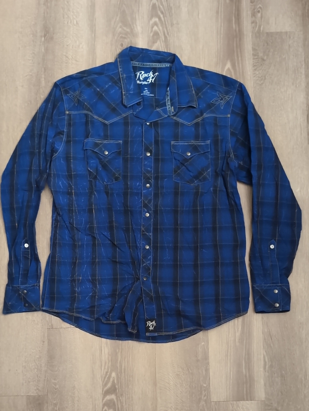 Rock 47 Plaid Button Up Shirt
